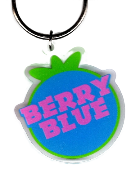 Berryblue keychain
